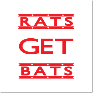 Rats Get Bats Posters and Art